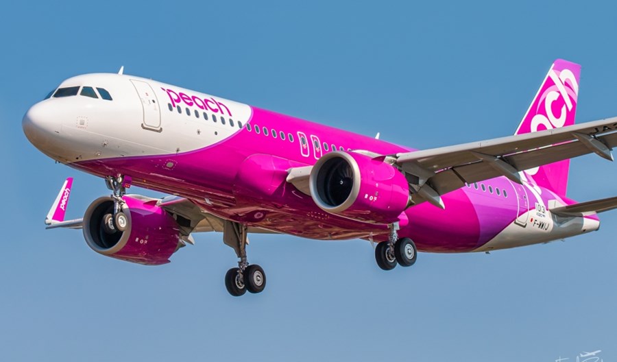 Peach Aviation odebrały pierwszego A320neo Peach Aviation odebrały pierwszego A320neo