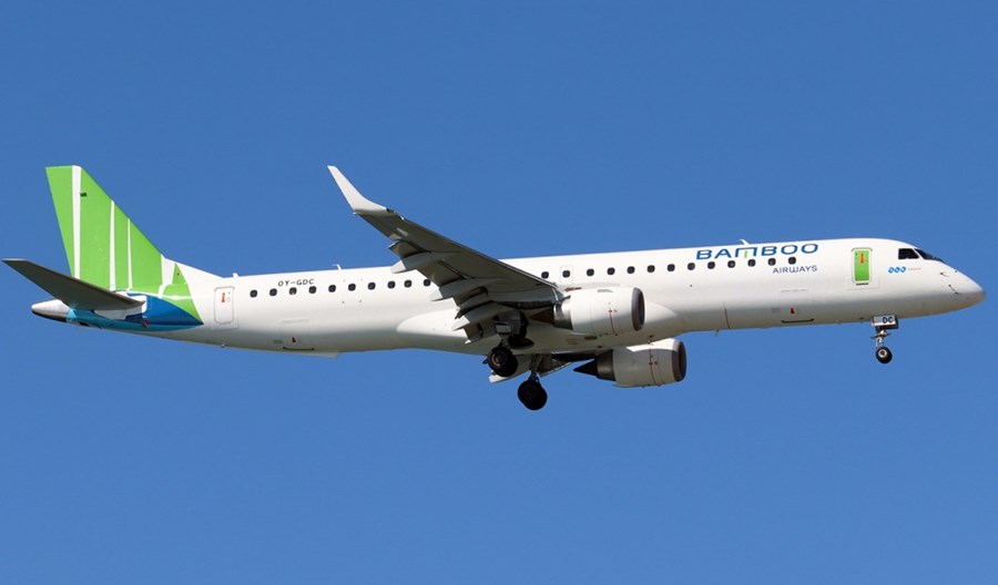 Bamboo Airways: Embraer E195 zadebiutował operacyjnie w Wietnamie Bamboo Airways: Embraer E195 zadebiutował operacyjnie w Wietnamie