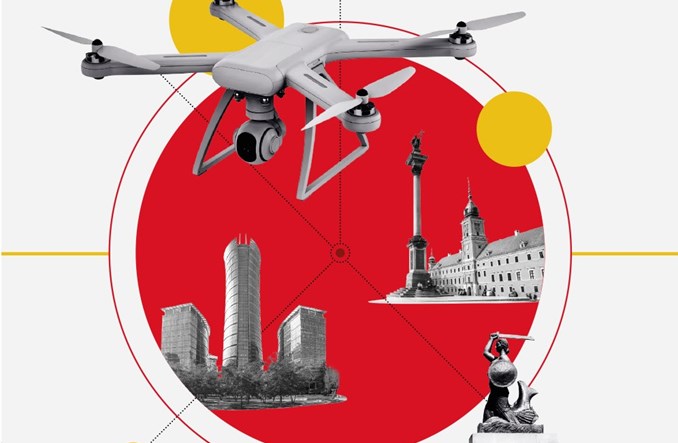 Nie wszędzie polecisz dronem w Warszawie. ULC oznacza strefy „NO DRONE ZONE”