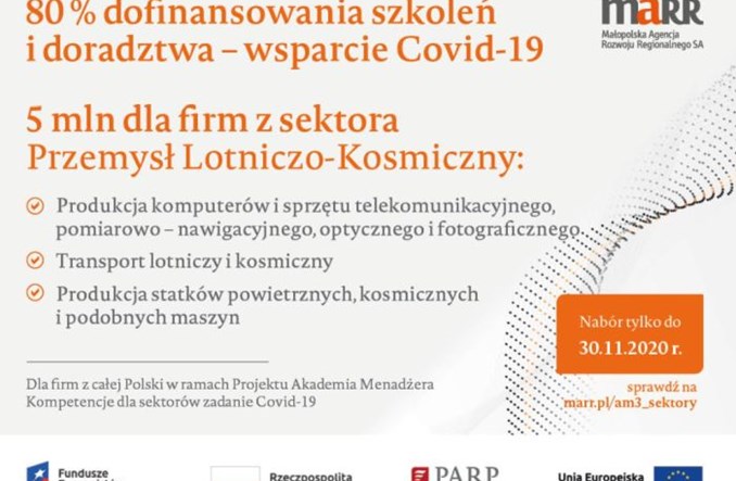 Nowa oferta MARR dla firm z sektora lotniczo-kosmicznego