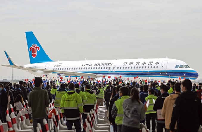 500. „chiński" Airbus dla China Southern Airlines