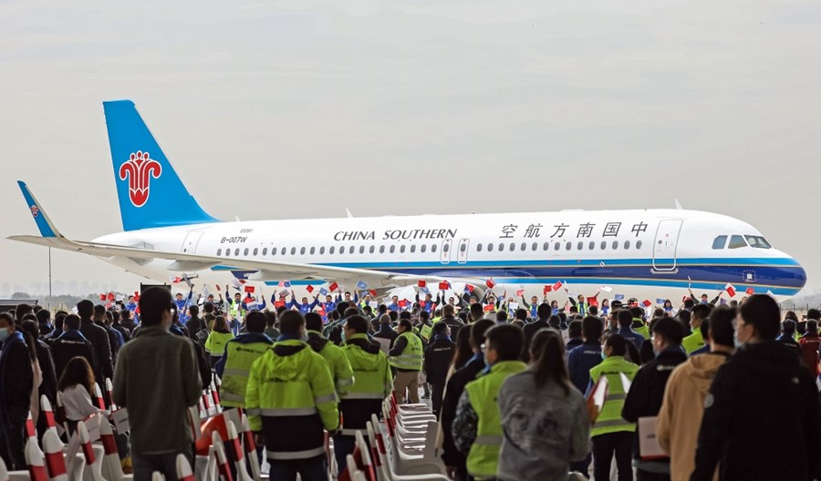 500. „chiński" Airbus dla China Southern Airlines 500. „chiński" Airbus dla China Southern Airlines