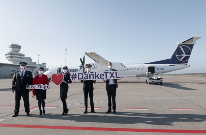 LOT pożegnał się z lotniskiem Tegel