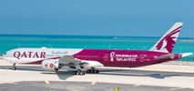Qatar Airways zaprezentowały malowanie mundialowego B777-300ER