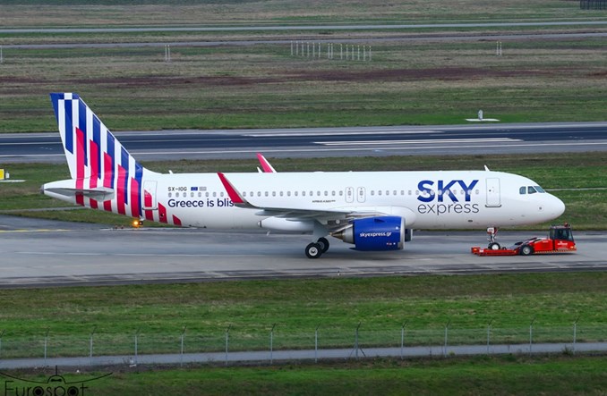SKY express odebrały pierwszego A320neo
