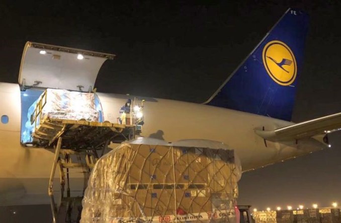 Sukces Lufthansa Cargo. B777F doleciał do Chin na zrównoważonym paliwie