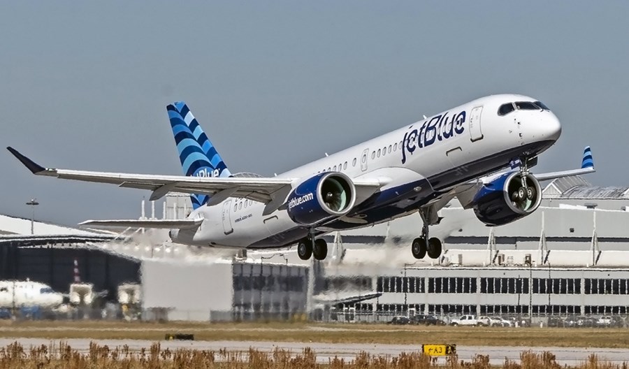 Pierwszy lot airbusa A220-300 dla JetBlue Pierwszy lot airbusa A220-300 dla JetBlue
