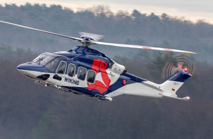 Niemcy: Powiększa się flota morskich AW139
