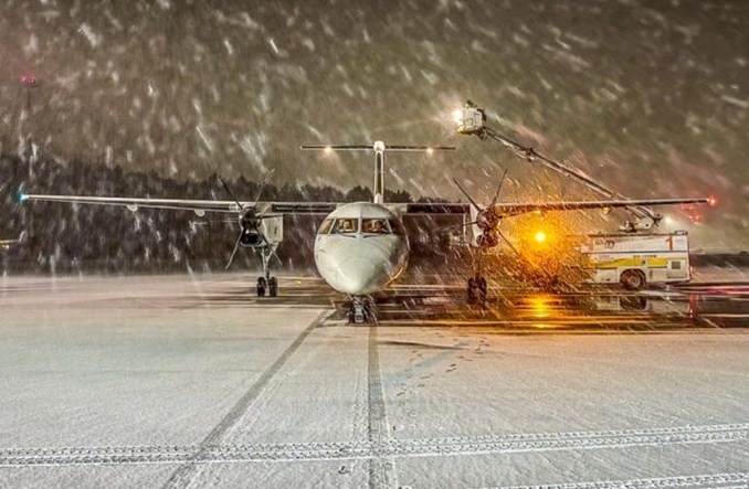Katowice-Pyrzowice: Awaryjne lądowanie samolotu. Uratowano 12 pasażerów i dwa psy