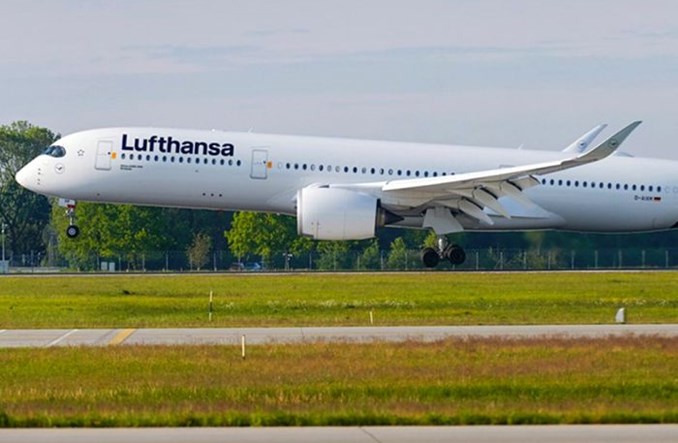 A350 doleciał z Hamburga na Falklandy. Najdłuższy rejs w historii Lufthansy