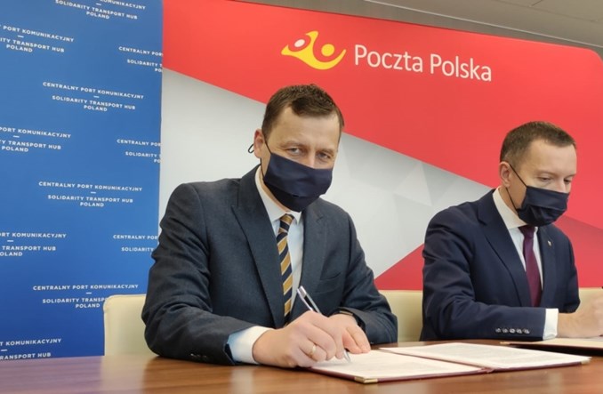 Hub logistyczny w Porcie Solidarność. Bliska współpraca spółki CPK i Poczty Polskiej