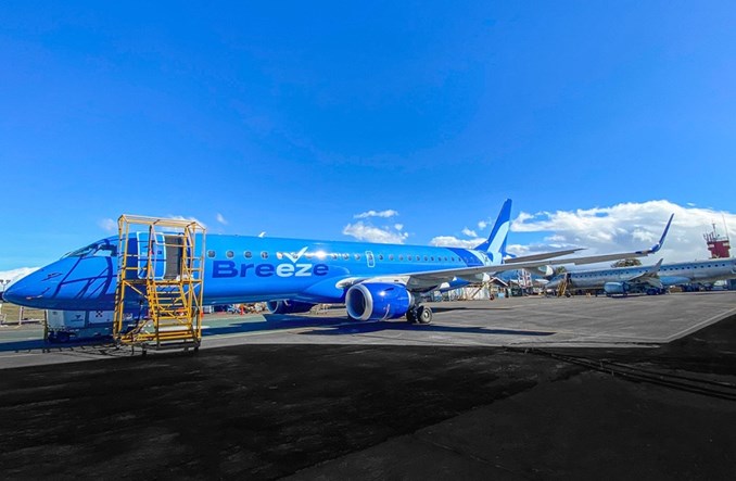 NAC: Breeze Airways odebrały pierwszego embraera E190 
