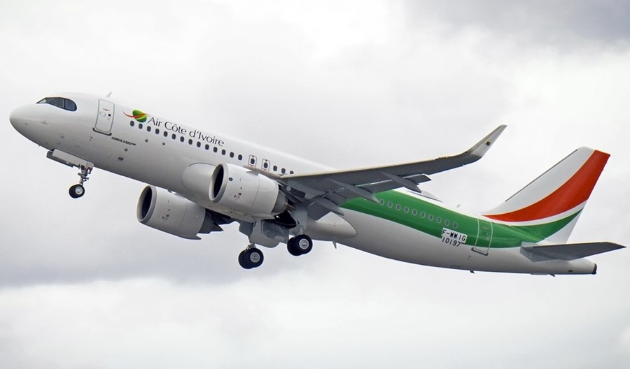 Linie Air Côte d’Ivoire odebrały pierwszego airbusa A320neo Linie Air Côte d’Ivoire odebrały pierwszego airbusa A320neo