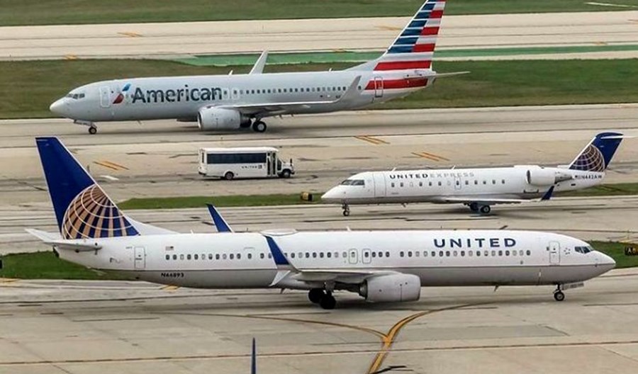 USA: Najniższy w historii poziom lotów w 2020 roku. Tylko cargo na plusie