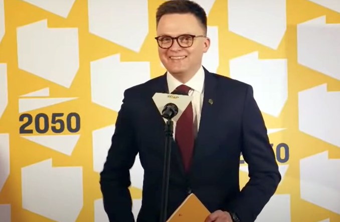 Hołownia: Potrzebujemy połączeń kolejowych, a nie lotnisk jak CPK. Szybka riposta Horały