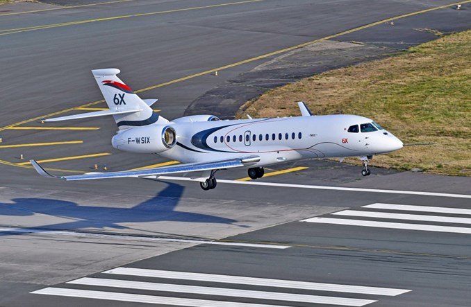 Irlandia zamówiła Falcona 6X do przewozu VIP-ów