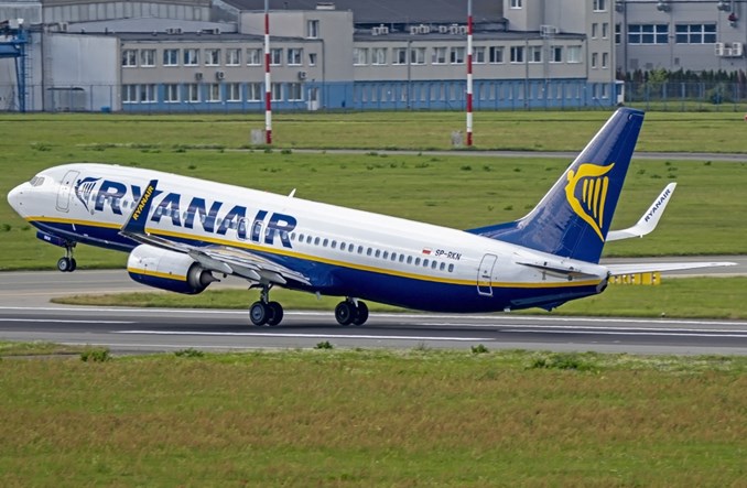 Ryanair przedłuża opcję bezpłatnej zmiany rezerwacji 