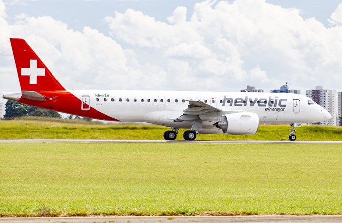 Linia Helvetic odebrała ostatniego E190-E2. Kolejne dostawy, to już E195-E2 latem br.