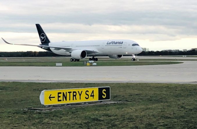 Drugi rejs Lufthansy na Falklandy. A350 pobił wcześniejszy rekord