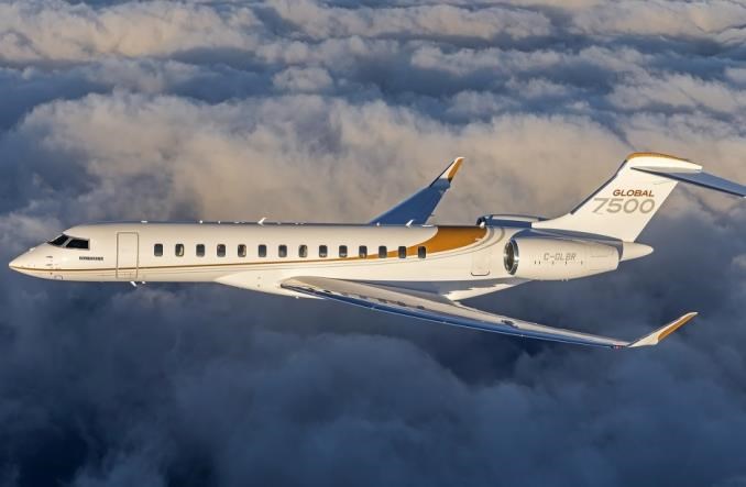 Bombardier dostarczył 50. odrzutowca biznesowego Global 7500