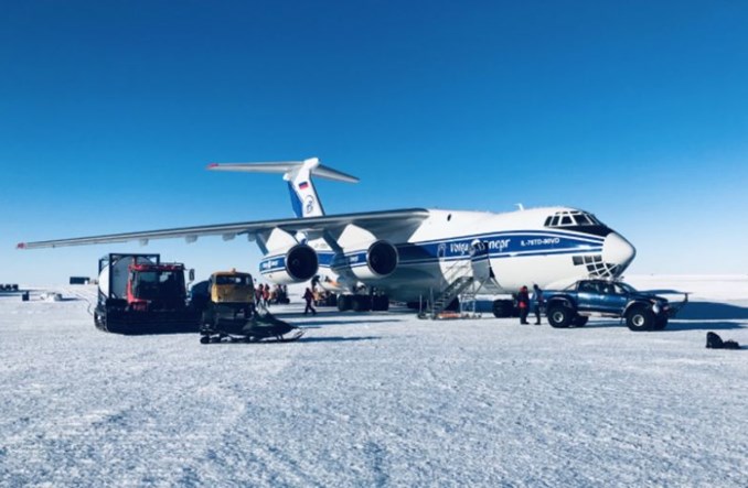Szósta polarna misja Volga-Dnepr Airlines. Ponad 200 ton ładunku na Antarktydzie