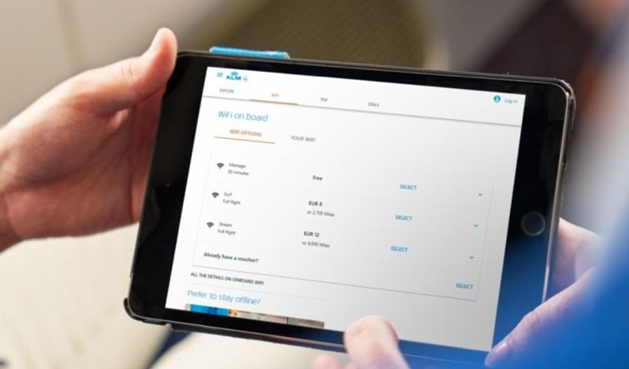 KLM wyposażą 18 boeingów 737-800 w internet do lotów po Europie KLM wyposażą 18 boeingów 737-800 w internet do lotów po Europie