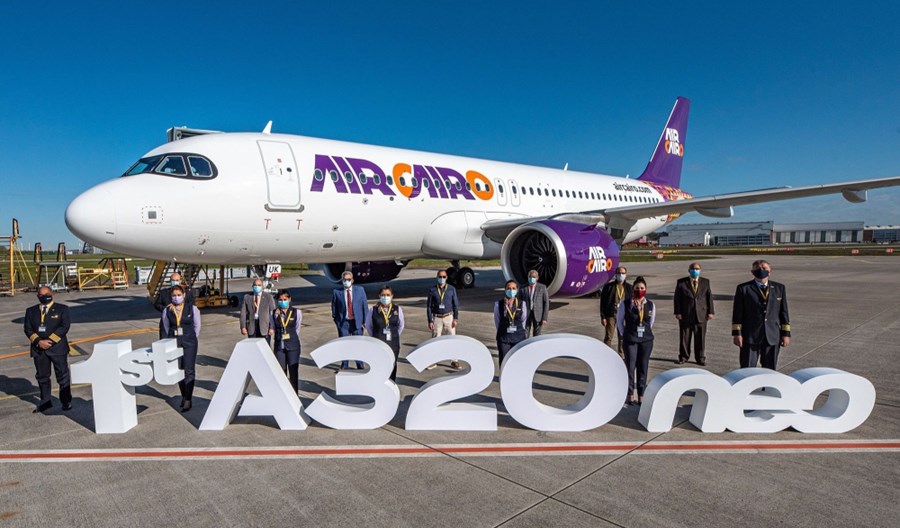 Airbus: Air Cairo odebrała pierwszego A320neo Airbus: Air Cairo odebrała pierwszego A320neo