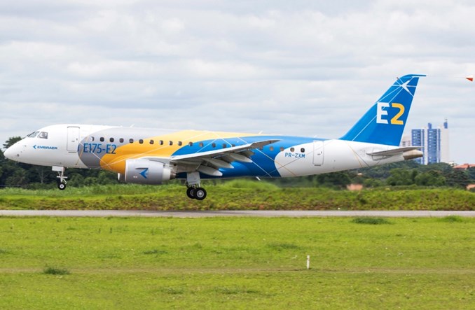 Embraer opóźnia o rok wejście do służby nowego E175-E2 