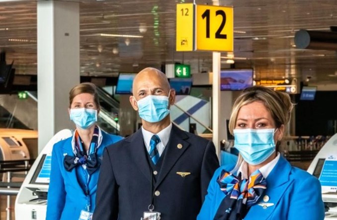 KLM nagrodzony za ochronę zdrowia  pasażerów