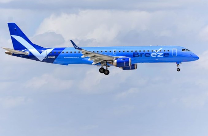 Breeze Airways uzyskały AOC i rozpoczną trasą Tampa – Charleston 