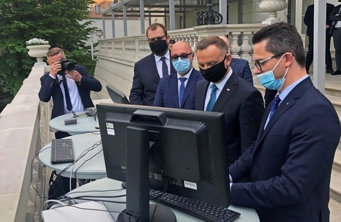 Polski system dronowy w Pałacu Prezydenckim