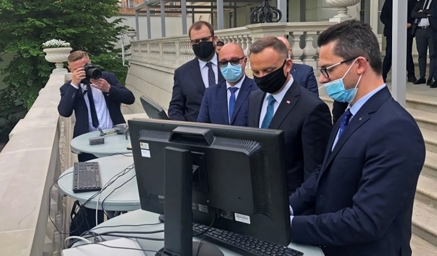 Polski system dronowy w Pałacu Prezydenckim Polski system dronowy w Pałacu Prezydenckim