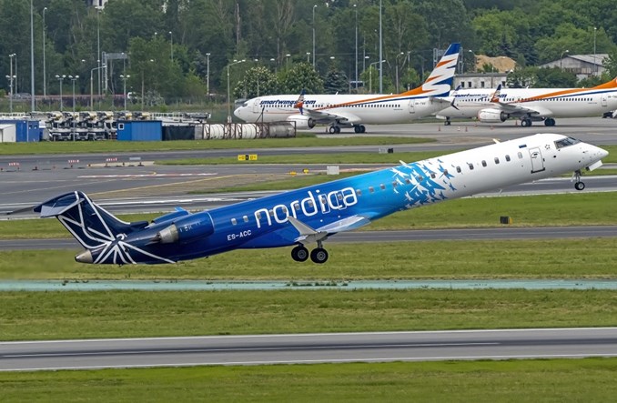 Nordica powróciła z rejsami do Warszawy dla PLL LOT