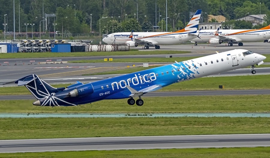 Nordica powróciła z rejsami do Warszawy dla PLL LOT Nordica powróciła z rejsami do Warszawy dla PLL LOT