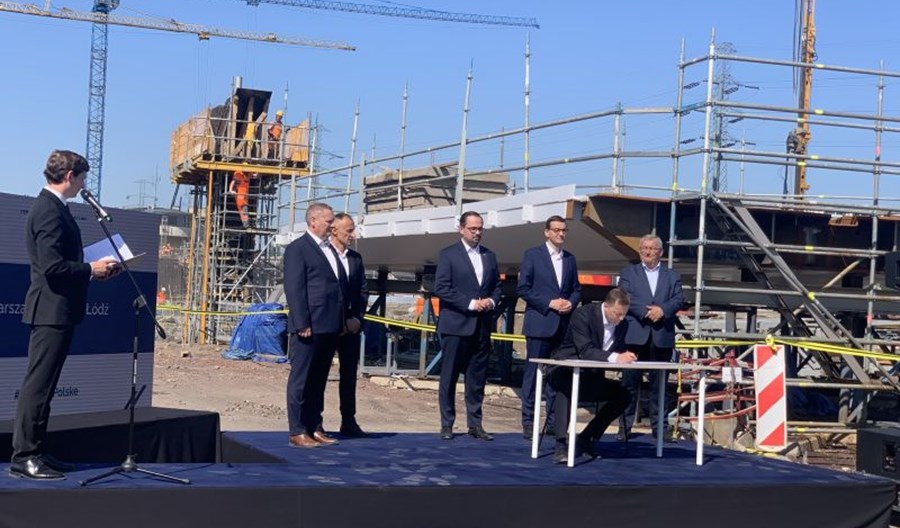 Podpisano umowę w sprawie linii dużych prędkości Warszawa – CPK – Łódź Podpisano umowę w sprawie linii dużych prędkości Warszawa – CPK – Łódź