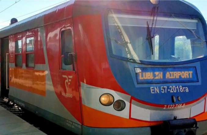 Pociągi Polregio znów dojadą do lotniska w Lublinie