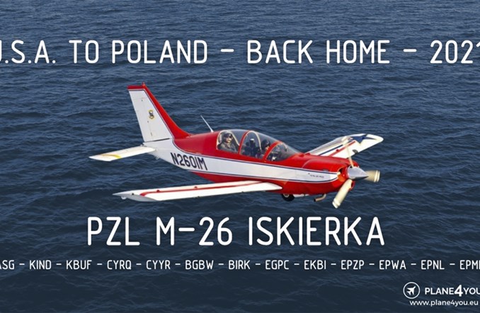 Rozpoczyna się powrót PZL M26 Iskierka z USA do Polski 