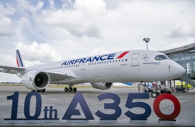 Linia Air France odebrała 10. airbusa A350-900