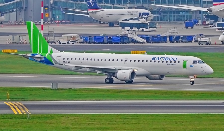 Dwa embraery E195 PLL LOT powróciły z Wietnamu Dwa embraery E195 PLL LOT powróciły z Wietnamu