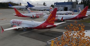 SpiceJet odkładają ponowną certyfikację boeingów 737 MAX