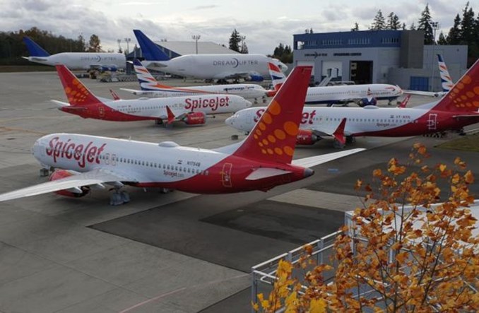 SpiceJet odkładają ponowną certyfikację boeingów 737 MAX
