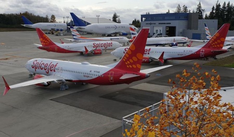 SpiceJet odkładają ponowną certyfikację boeingów 737 MAX