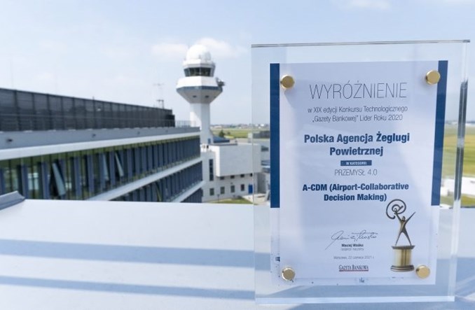 PAŻP i Lotnisko Chopina wyróżnione za system A-CDM