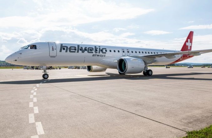 Dwa odrzutowce Helvetic Airways będą latać z EuroAirport