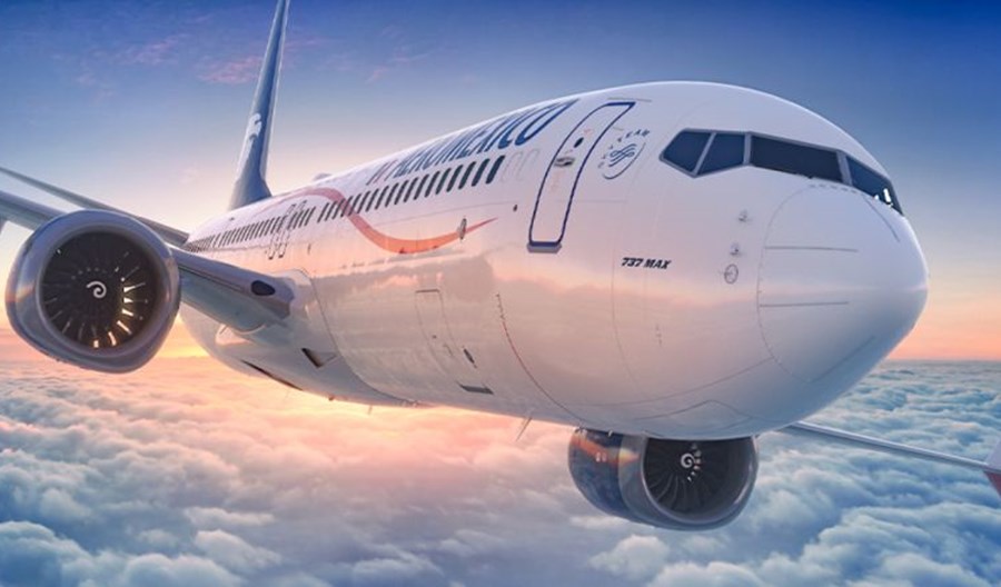 Aeromexico coraz bliżej poziomu z 2019 roku. Dominują loty krajowe Aeromexico coraz bliżej poziomu z 2019 roku. Dominują loty krajowe