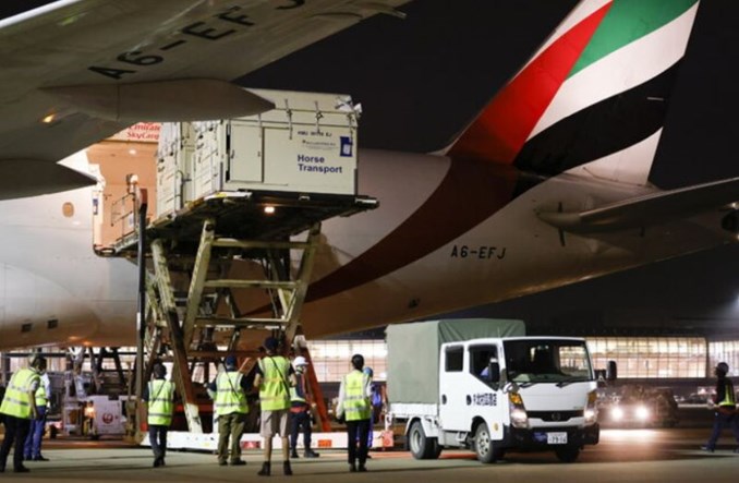Emirates przewiozą z Liege do Tokio 247 koni na igrzyska