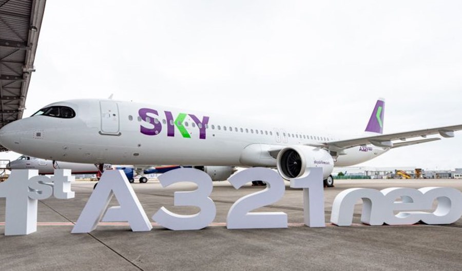 Chilijskie linie SKY otrzymały swój pierwszy samolot A321neo Chilijskie linie SKY otrzymały swój pierwszy samolot A321neo