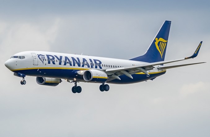 Ryanair: 10,6 mln pasażerów we wrześniu