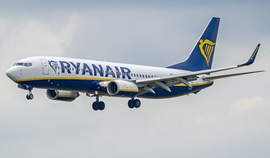 Ryanair: 10,6 mln pasażerów we wrześniu