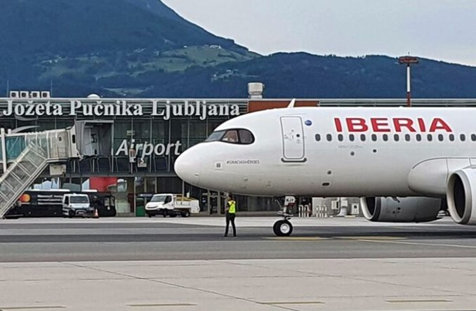 Iberia zainaugurowała rejsy do Słowenii. Trasa wygrała w konkursie